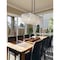 Z-Lite Glacier Linear Chandelier, 5-Light, 11.75 In.W x 42.75 In.L x 11.5 In.H, Matte Black/Clear 1943-42L-MB - alternate 6